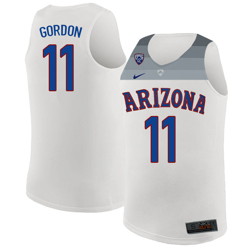 2018 Men #11 Aaron Gordon Arizona Wildcats College Basketball Jerseys Sale-White